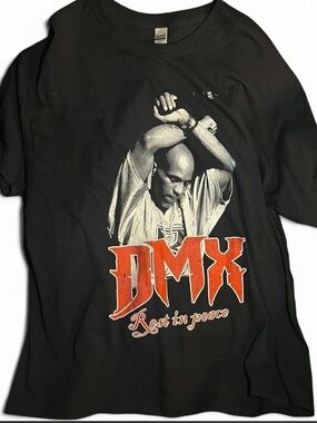 Y2K Oversized
Baggy DMX Rest In Peace black cotton streetwear t-shirt